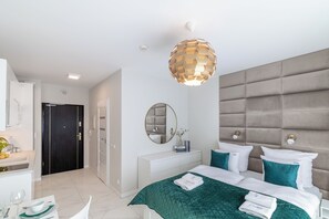 Strykjärn/strykbräda, gratis wi-fi och sängkläder