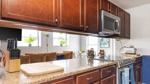 Coffee/tea maker, fridge, microwave, oven - Vintage Downtown Penthouse, Safe #6 +gym&balcony (Chicago)