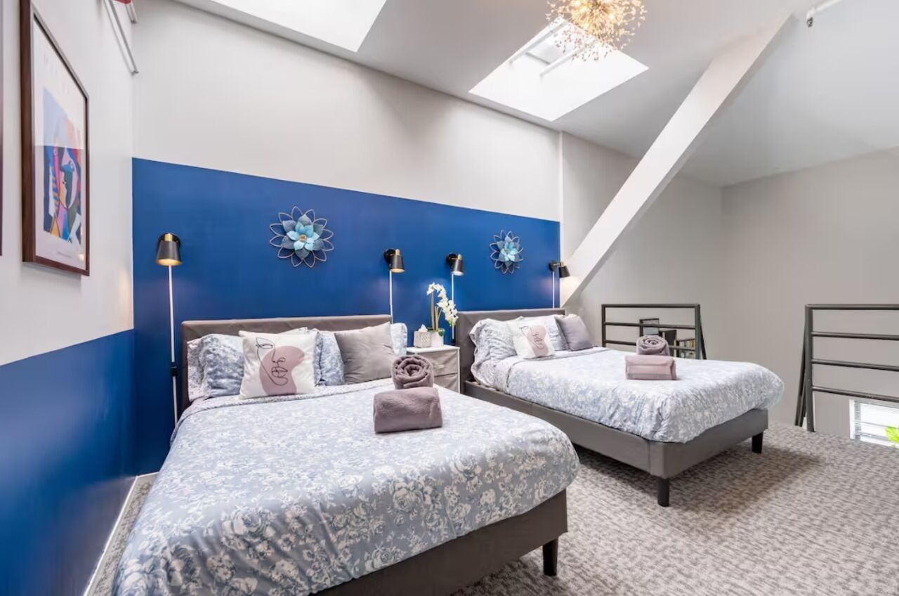 2 bedrooms, iron/ironing board, travel crib, free WiFi