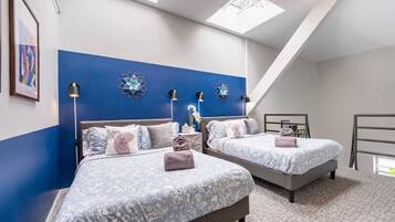 2 bedrooms, iron/ironing board, travel crib, free WiFi