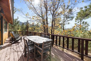 Cabin, Mountain View | Terrace/patio - A Woodsy Mountain Retreat (Big Bear Lake)