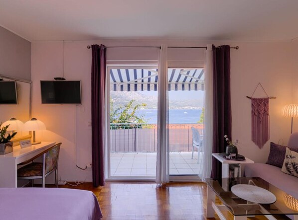 1 bedroom, internet, bed sheets - Sunset Tides Apartments/Terrace& SeaView- 1Bedroom (Korcula)