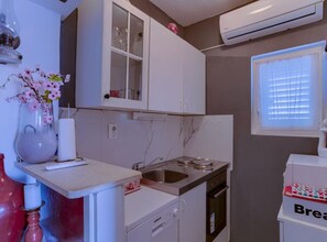 Fridge, microwave, coffee/tea maker, toaster - Sunset Tides Apartments/Terrace& SeaView- 2Bedroom (Korcula)