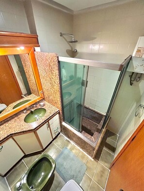 Towels, soap, toilet paper