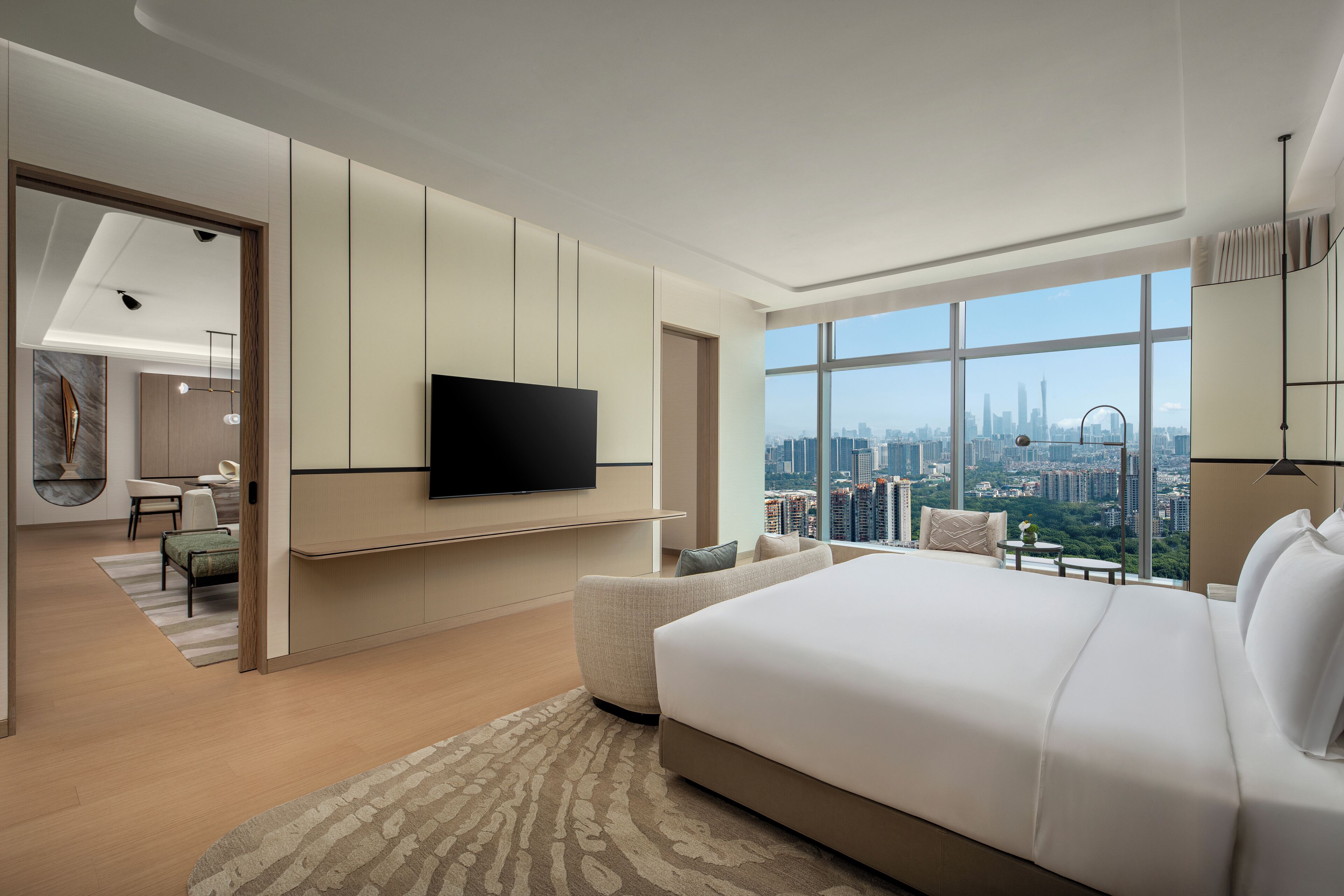 Suite, 1 Bedroom (Dining Area) | Down comforters, desk, laptop workspace, blackout drapes