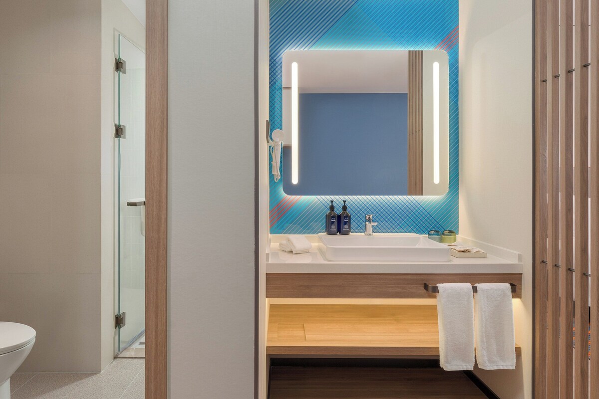 Standard Room, 2 Double Beds (Extra Floor Space) | Down comforters, desk, laptop workspace, blackout drapes
