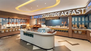 Free daily buffet breakfast