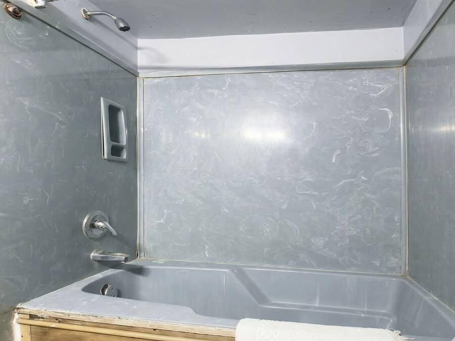 Room, 2 Queen Beds, Smoking | Bathroom | Free toiletries, towels