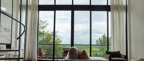 Appartement Familial, balcon, vue jardin | Salle de séjour