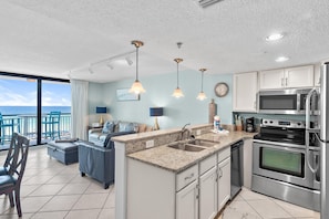 Appart'hôtel, 1 très grand lit et 1 canapé-lit (SunDestin 510) | Cuisine privée