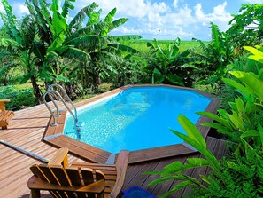 Outdoor pool - "Bel Ti Mam'zelle Créole" (Anse-Bertrand)