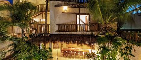 Voorkant van accommodatie