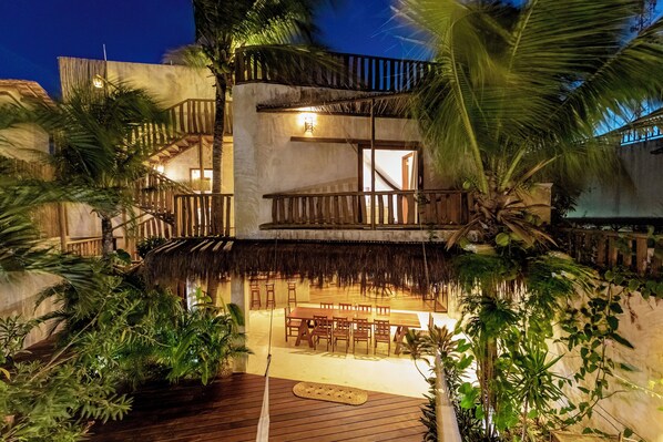 Voorkant van accommodatie