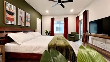 4 bedrooms, iron/ironing board, travel cot, WiFi