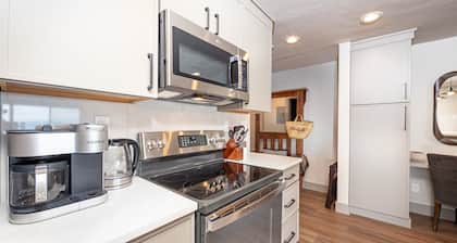 Newley renovated ski-in/ ski-out duel condo w communal hot tub and great views