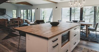 NEW remodel w/ wood burning fireplace, wraparound deck & lake views