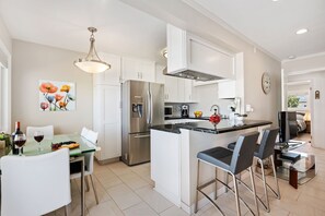 Fridge, microwave, oven, stovetop - NEW CS 212 - 2bd Ocean Views, Walk Everywhere - You, me, and the Sea! (Carpinteria)