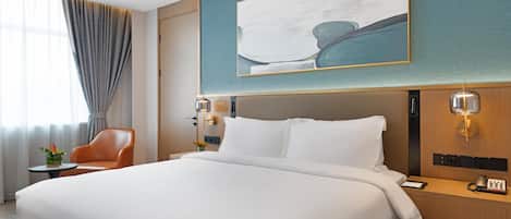 Caja de seguridad en la habitación y escritorio