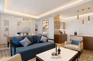 Presidential Suite, 1 King Bed | Living area