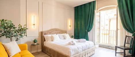 1 habitación, tabla de planchar con plancha, wifi y ropa de cama