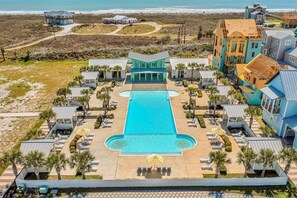 Exterior - Shared Resort Style Pools, Boardwalk to the Beach, Golf Cart Access (Port Aransas)