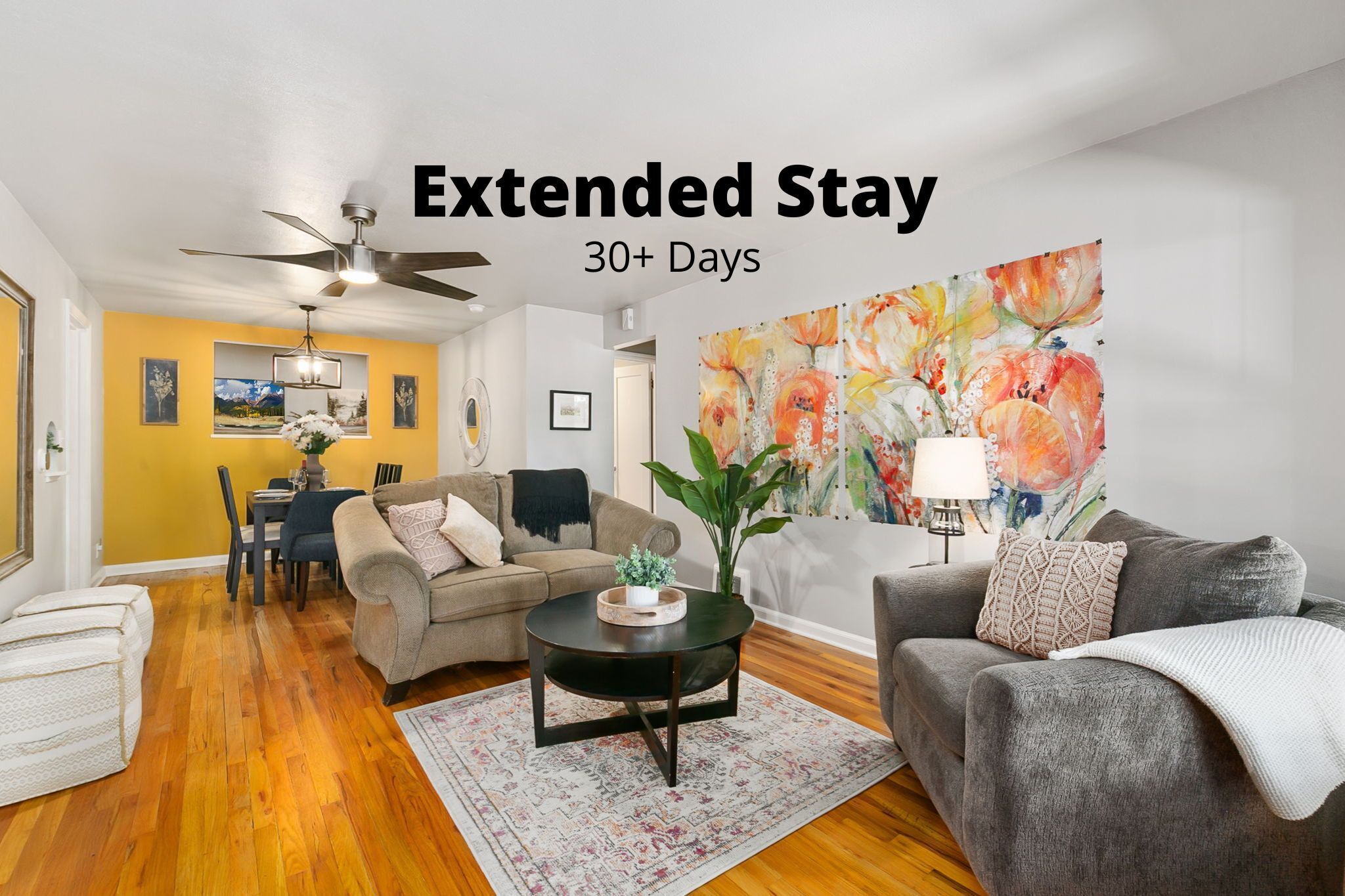 House, Multiple Beds, Patio, Garden View (726 Eastdale Drive) | Living area | 49-inch flat-screen TV with digital channels