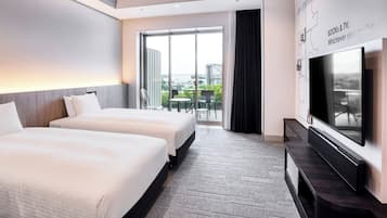 Deluxe Twin Room, Non Smoking | 1 bedroom, down comforters, blackout drapes, free WiFi