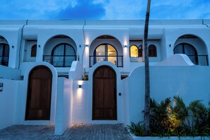 Front of property – evening/night