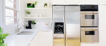 Mid-Century Architect's Bright and Airy Home with Luxury Design and Modern Art