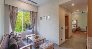 Living area - The Golden Tusk By Ivory Destinations (Ramnagar)