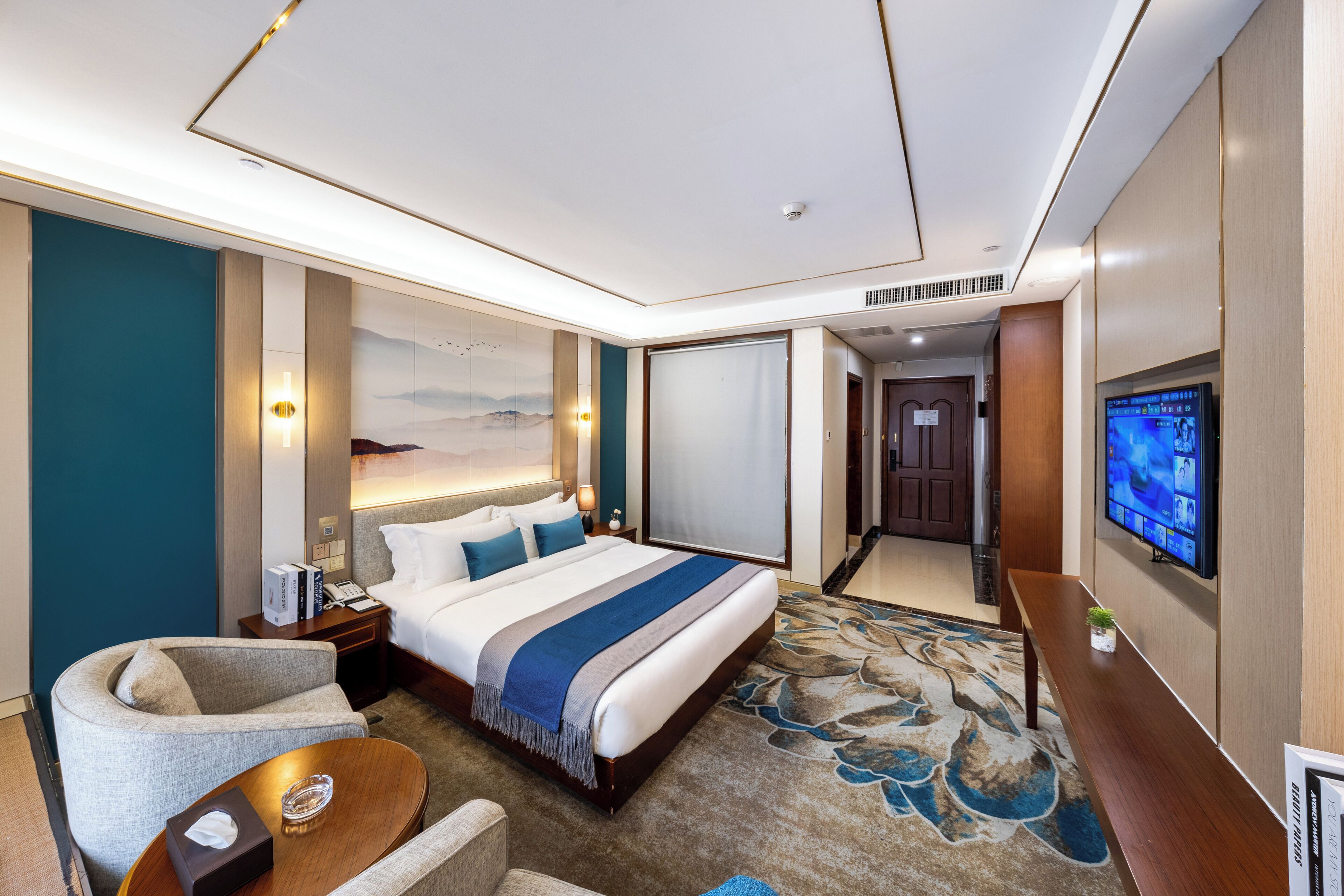 ラグジュアリー シングルルーム | デスク、ノートパソコン用作業スペース、WiFi (無料)、ベッドシーツ