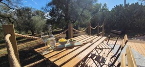 Opções para refeição ao ar livre