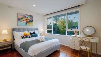 2 bedrooms, iron/ironing board, travel cot, WiFi