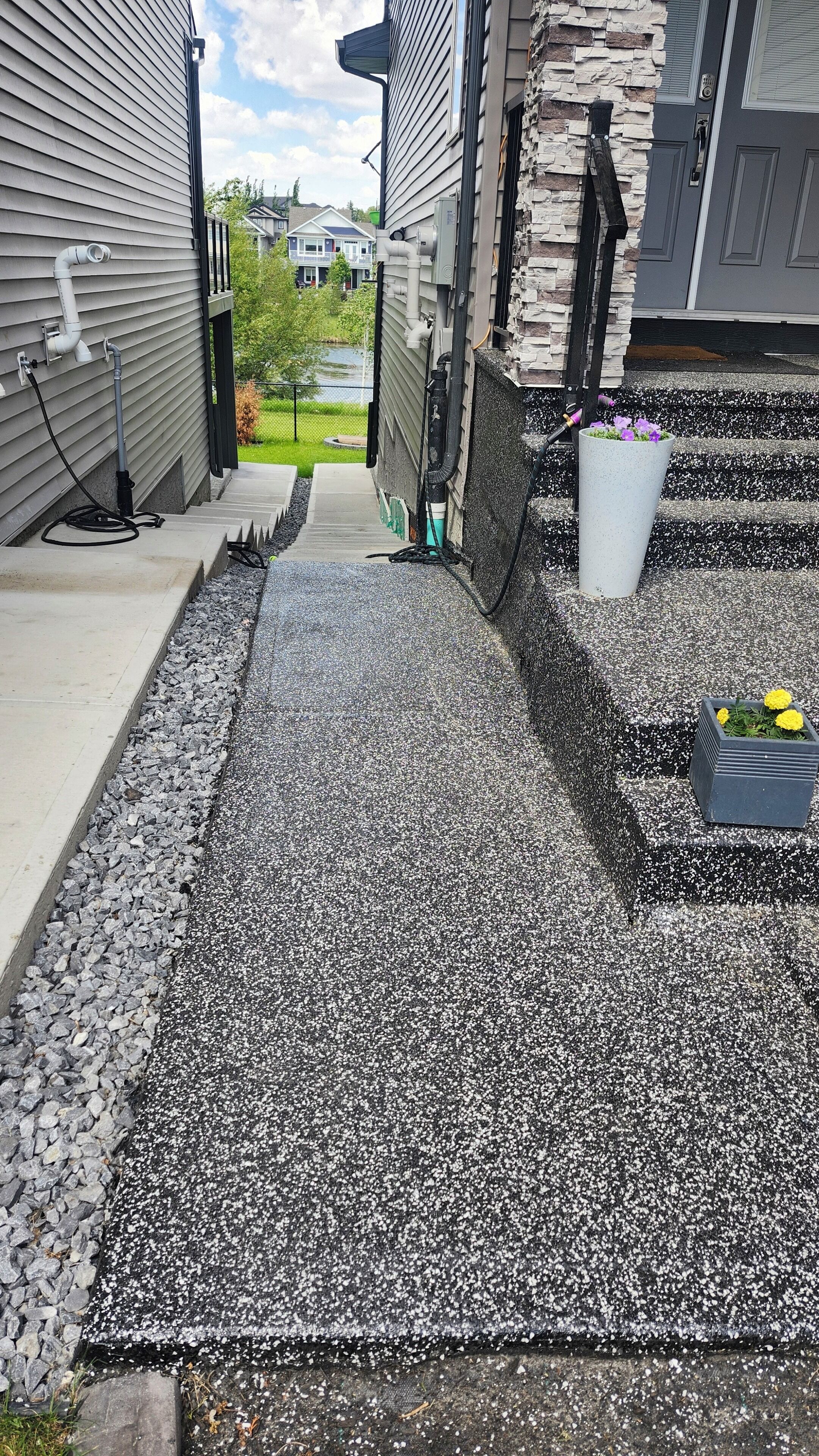 Enceinte de l’hébergement