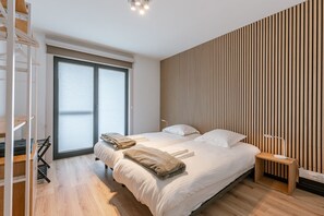 2 chambres, fer et planche Ă repasser, Wi-Fi, draps fournis