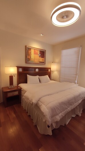 1 dormitorio, tabla de planchar con plancha, wifi y ropa de cama