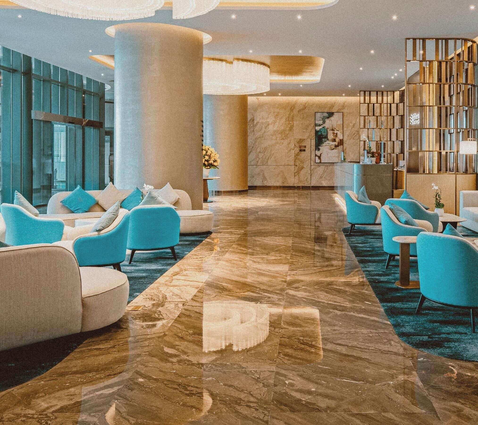 Lobby sitting area