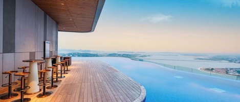 室內泳池、2 個室外泳池