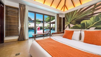 Superior Villa, Garden View | Individually decorated, individually furnished, desk, blackout drapes