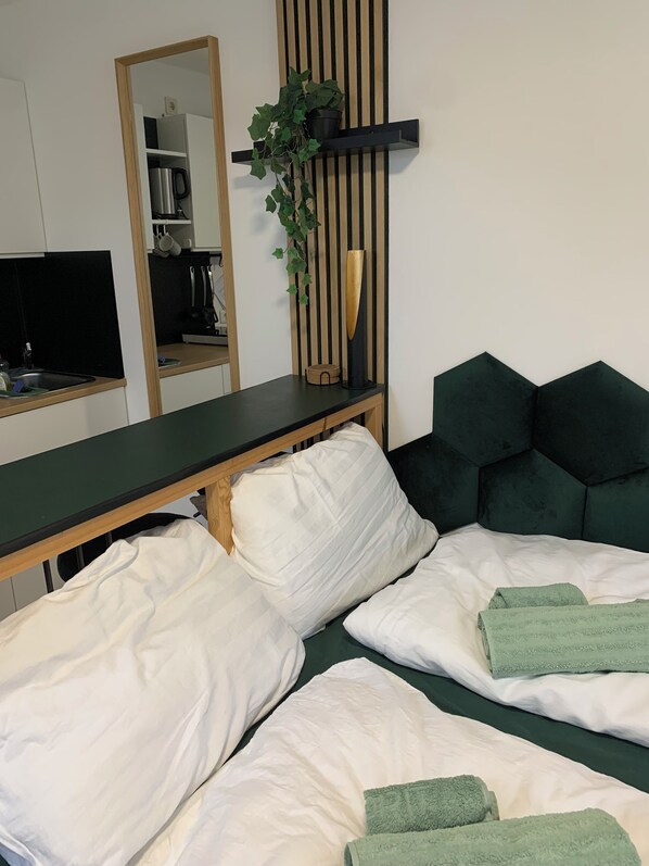 1 Schlafzimmer, Schreibtisch, kostenloses WLAN, BettwÀsche