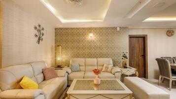 Apartment (2 Bedrooms) | Living area | TV