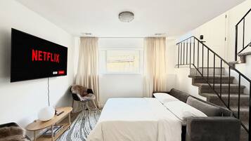 3 soverom, strykejern/-brett, wi-fi (inkludert) og sengetøy