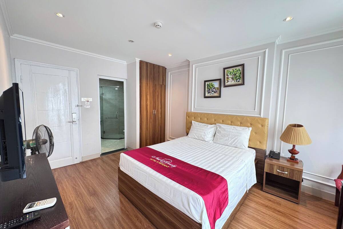 Deluxe tweepersoonskamer | 1 slaapkamer, luxe beddengoed, bedden met traagschuimmatrassen