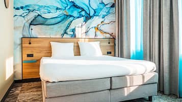 1 slaapkamer, een strijkplank/strijkijzer, gratis wifi, beddengoed