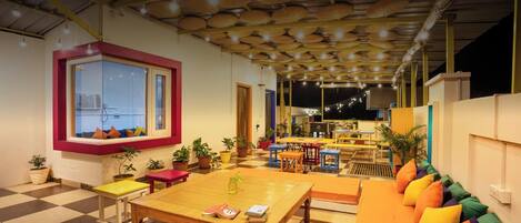 Sitteområde i lobbyen