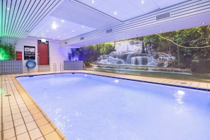 Indoor pool, a heated pool