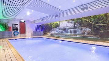 Indoor pool, a heated pool