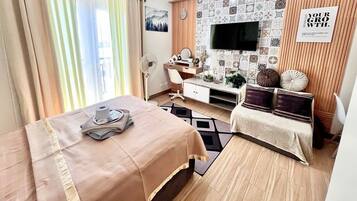 1 bedroom, internet, bed sheets, wheelchair access