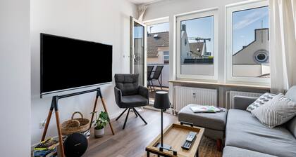 Ferienwohnung 'Mit Dachterrasse' mit Teichblick, Balkon und Wi-Fi