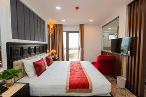 1 sovrum och sängkläder